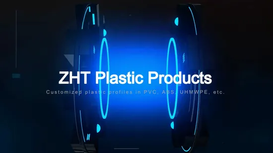  Customized Color Table Top Chain Conveyor Guide Rail Plastic Wear Strip Used for Package Logistic Industry